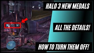 Halo MCC  How to Turn Off the NEW Halo 3 Medals [upl. by Syla]