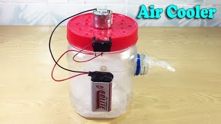 How to Make Air Conditioner at Home Using DC Motor  Air Cooler Life Hacks [upl. by Arodasi]