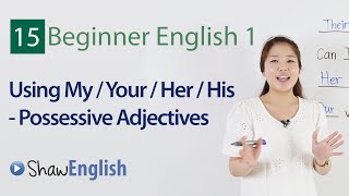 English Grammar Possessive Adjectives [upl. by Aetnahc]