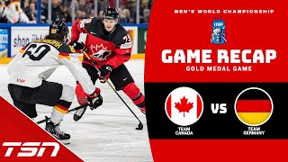 IIHF Mens World Hockey Championship Canada vs Germany GOLD MEDAL GAME [upl. by Holcman]