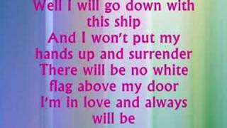 Dido  White Flag with Lyrics [upl. by Materi]