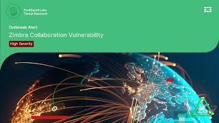 Outbreak Alert Synacor Zimbra Collaboration Command Execution Vulnerability  FortiGuard Labs [upl. by Fidelas]