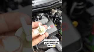 toyota innova nag low power gas filter lang pala 😱 [upl. by Arrol]