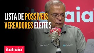 VEJA AS PROJEÇÕES DE QUAIS VEREADORES SERÃO ELEITOS EM BELO HORIZONTE ENTENDA O LEVANTAMENTO [upl. by Ulita970]