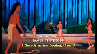 Steady As The Beating Drum  Reprise  Pocahontas lyrics [upl. by Hyo]