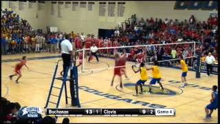 2013 CIF Central Boys Volleyball Championship  Clovis vs Buchanan [upl. by Hsemar870]