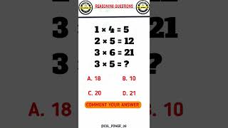 REASONING Questions math question reasoning ias ips maths reasoning shorts viralshorts math [upl. by Zsazsa]