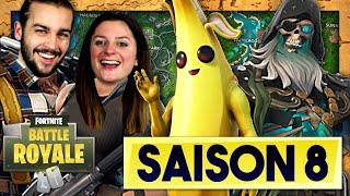 SAISON 8 FORTNITE  PASSE DE COMBAT ET NOUVELLE MAP [upl. by Yup643]