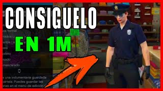 PASO A PASO✅Como Conseguir TRAJE de POLICIA en GTA 5 Online🚨FACIL Y RAPIDO2024 [upl. by Ahsemrac]