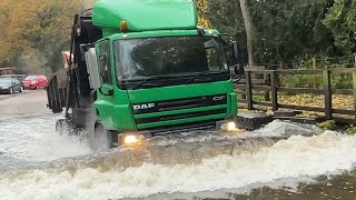 ⁴ᴷ DEEP FLOOD in Rufford Ford 52 [upl. by Tawnya283]