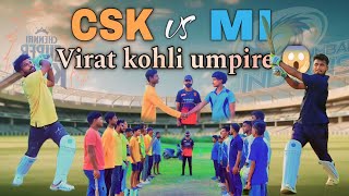 IPL Cricket match 😄 CSK vs MI match spoof  Virat kohli  village cricket video  Cricket lovers [upl. by Garap]