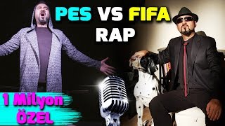 PES VS FIFA RAP ALEMİN KRALI  1 MİLYON ABONE ÖZEL KLİP [upl. by Mikal]