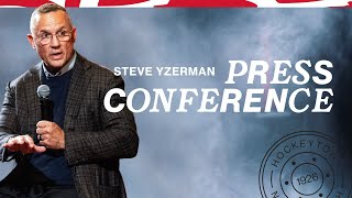 LIVE 🔴 Steve Yzerman Media Availability  Nov 29 2023 [upl. by Holihs]