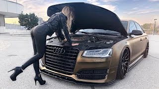 Audi S8 666HP on Turismo Wheels  Cant stop watching this [upl. by Enneles986]