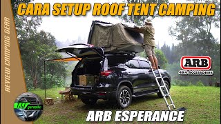 Cara setup tenda mobil roof tent ARB ESPERANCE [upl. by Annamarie]