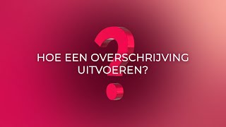 Belfius Mobile  Hoe een overschrijving uitvoeren [upl. by Cheke]