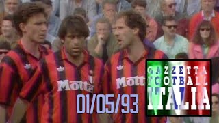 ALL the Goals amp News 1st May 1993 FULL Highlights  Gazzetta Football Italia Rewind [upl. by Yi317]