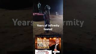 Years of infirmity healed evangelism crusade crossofchrist healing testimony [upl. by Halfon220]