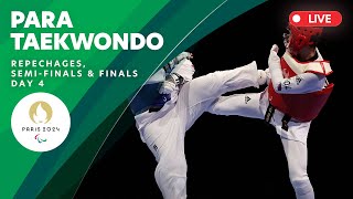 Para Taekwondo  Repechages Semifinals amp Finals  Day 2 [upl. by Eihcra]