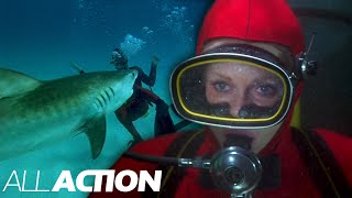 The Bionic Woman vs A Shark  The Bionic Woman  All Action [upl. by Nomihs]