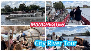 Manchester City River Cruise Tour 2024  MediaCity Salford Quays  Manchester Uk 🇬🇧 [upl. by Nitz]