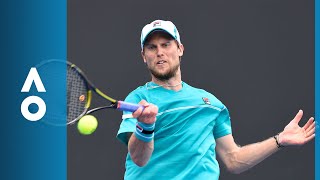 Andreas Seppi v Corentin Moutet match highlights 1R  Australian Open 2018 [upl. by Liatris]