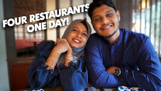 We went to 4 Restaurants in One Day  Mini Gulshan Food Tour [upl. by Tiduj32]