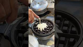 Must Try Korean Banana Waffle  Korean Street Food shortsvideo [upl. by Younglove]