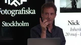 F Talk with Nick Brandt at Fotografiska [upl. by Mikiso]