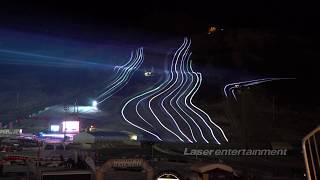 Lasermapping amp lasershow Sestriere FIS World Ski Cup 2020 trailer [upl. by Idnim]