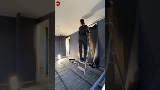 Timelapse Video Fotobehang Plakken  Makkelijk en Eenvoudig Vliesbehang Aanbrengen  wallartnl [upl. by Zilber797]