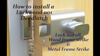 How to Fit a Lockwood 001 Deadlatch [upl. by Vaas]