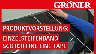 GRÖNER  Folien  Produktvorstellung Scotch Fine Line Tape 218  3M [upl. by Hnad]