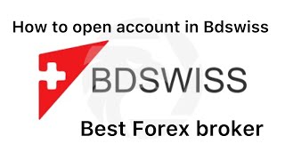 How to create a BDSWISS account  how to open new account  Bdswiss account registration [upl. by Kronick]