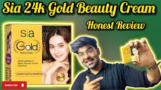 Sia 24k Gold Beauty Cream Honest Review  best whitening Cream  Sia Gold cream [upl. by Marcie470]