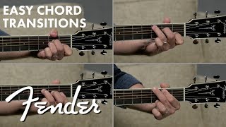 How To Play The Am  C  F  G Chords Together  Fender Play™  Fender [upl. by Ahsimet]