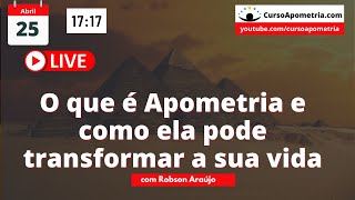 Live 21  O que é Apometria e como ela pode transformar a sua vida [upl. by Lennox240]