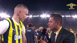 Attila SZALAI Yine TÜRKÇE Röportaj Verdi  Türkiye Kupası Şampiyonu Fenerbahçe [upl. by Grider987]