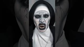 The NUN Halloween Tutorial 👻 halloween makeup spooky [upl. by Arral570]