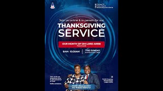 CLAM  SUNDAY THANKSGIVING SERVICE 3rd NOVEMBER 2024 [upl. by Addam]