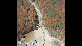 Debris Flow Aftermath WNC Hurricane Helene [upl. by Ambrosine]