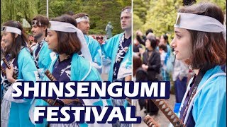 Taking Part in a Japanese Samurai Festival Parade  Shinsengumi Festival [upl. by Iphigeniah]