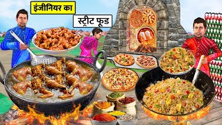 Bangalore Software Engineer Street Food Fried Rice Chicken Pakoda Pizza Hindi Kahani Moral Stories [upl. by Tella]