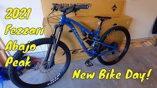 New Bike Day  2021 Fezzari Abajo Peak [upl. by Ansev]