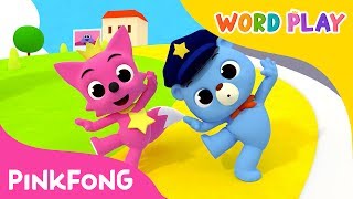 Police Car  Word Play  Pinkfong Songs for Children [upl. by Babara660]