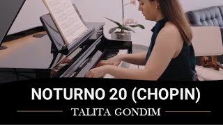 Noturno No 20 Chopin por Talita Gondim [upl. by Aynat]