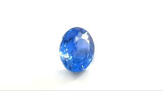 Oval 350 Ct “UNHEATED” Cornflower Blue Sapphire Of Sri Lankan Origin [upl. by Egnalos]