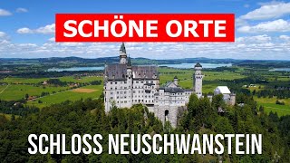 Schloss Neuschwanstein in 4k Deutschland Bayern zu besuchen [upl. by Tonia]