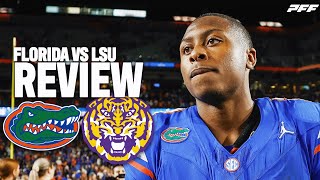 Florida vs LSU Review  PFF Grade Release Show [upl. by Sirrom687]