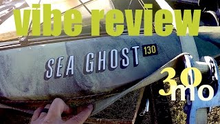 KAYAK FISHING REVIEW  VIBE SEA GHOST 130 [upl. by Autrey322]